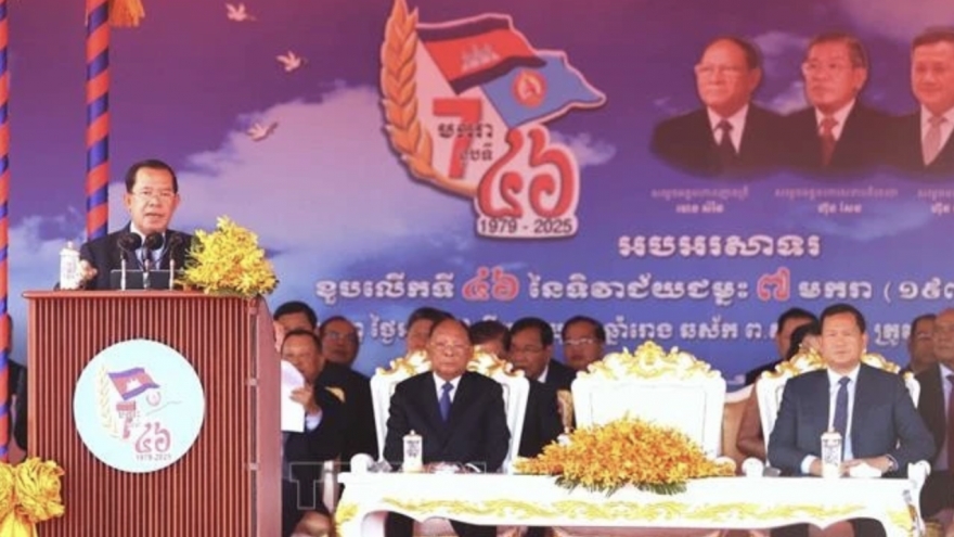 Vietnam-Cambodia mutual support marked on 46th anniversary of January 7 Victory